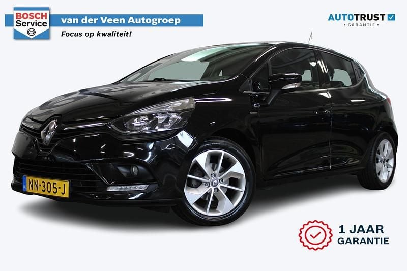 Zwart Gebruikt 2017 Renault Clio IV LIMITED Hatchback | € 8.450 (Eerlijke prijs) - Afbeelding 1/4