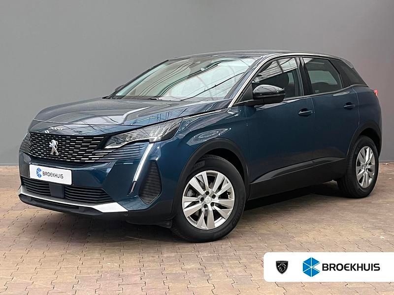 Blauw Gebruikt 2022 Peugeot 3008 Active SUV | € 23.895 (Super prijs) - Afbeelding 1/4