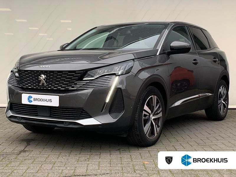 Grijs Gebruikt 2021 Peugeot 3008 Allure SUV | € 23.440 (Eerlijke prijs) - Afbeelding 1/4