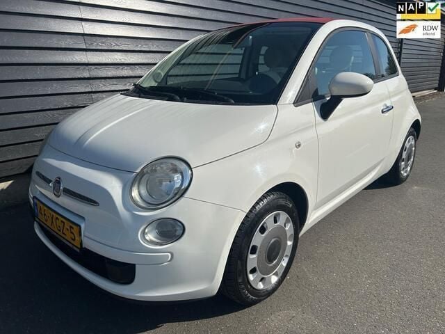 Wit Gebruikt 2012 Fiat 500C Pop Cabriolet | € 5.795 (Eerlijke prijs) - Afbeelding 1/4