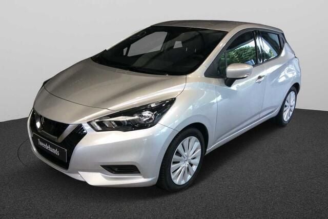 Zilver Gebruikt 2022 Nissan Micra Acenta Hatchback | € 13.950 (Super prijs) - Afbeelding 1/4