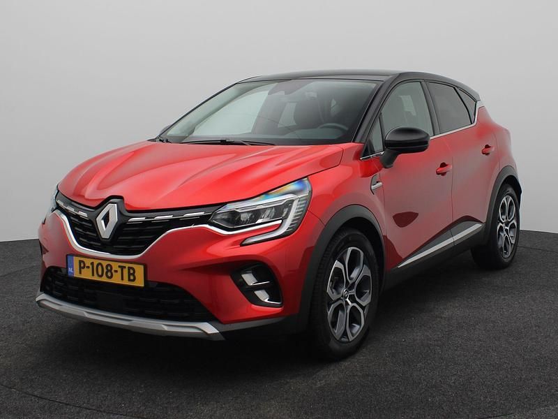 Rouge flamme / noir étoilé Occasion 2022 Renault Captur Intens SUV | € 21.445 (Goede deal) - Afbeelding 1/4