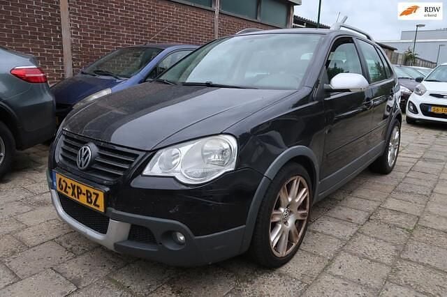 Zwart Gebruikt 2007 VW Polo Cross Hatchback | € 1.250 - Afbeelding 1/4