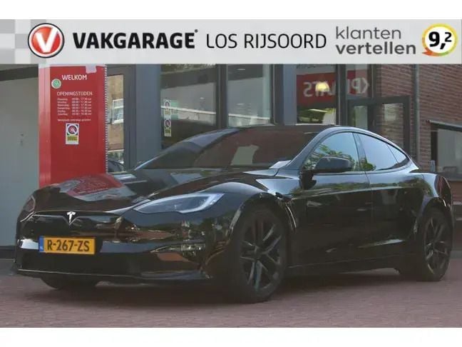 Zwart Gebruikt 2022 Tesla Model S Plaid+ Sedan | € 82.500 (Duur) - Afbeelding 1/4