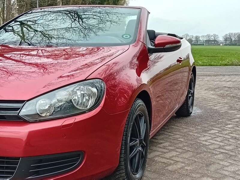 Rood Gebruikt 2012 VW Golf Cabriolet Cabriolet | € 10.450 (Eerlijke prijs) - Afbeelding 1/4
