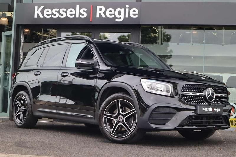 Zwart Gebruikt 2022 Mercedes GLB200 AMG line SUV | € 41.950 (Super prijs) - Afbeelding 1/4