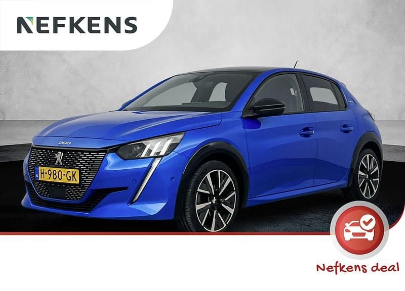 Blauw Gebruikt 2020 Peugeot 208 GT-line Hatchback | € 14.825 (Eerlijke prijs) - Afbeelding 1/4