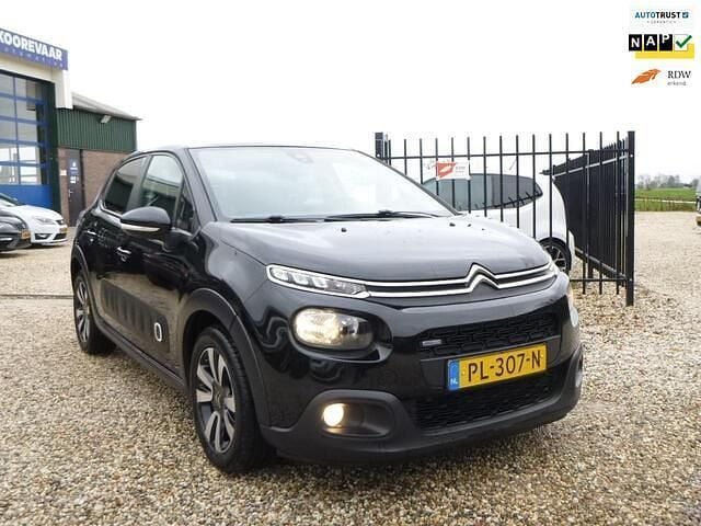 Zwart Gebruikt 2017 Citroën C3 Feel Hatchback | € 5.750 (Eerlijke prijs) - Afbeelding 1/4