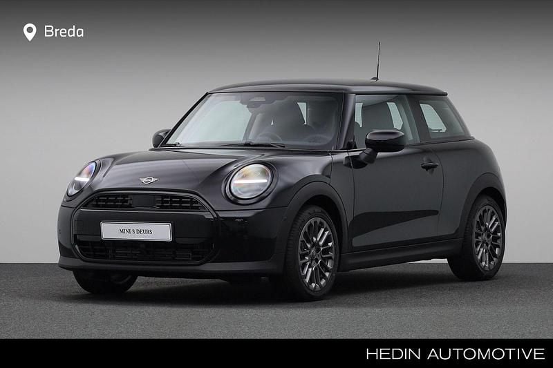 Zwart Nieuw 2025 Mini Cooper Essential Hatchback | € 39.595 - Afbeelding 1/4