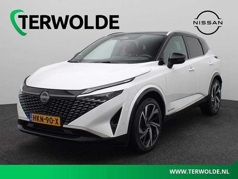 Wit Occasion 2025 Nissan Qashqai Tekna+ SUV | € 39.945 (Eerlijke prijs) - Afbeelding 1/4