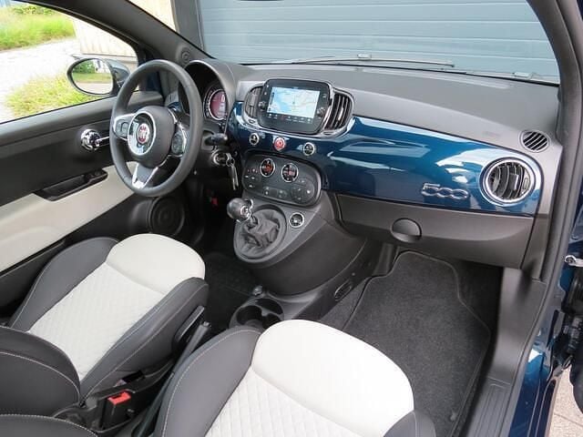 Blauw Gebruikt 2021 Fiat 500 Dolcevita Hatchback | € 14.950 (Iets duurder) - Afbeelding 1/3
