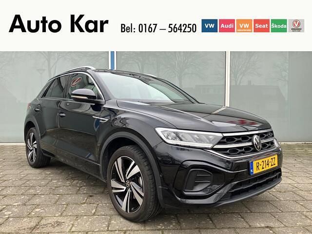 Zwart Gebruikt 2023 VW T-Roc R-line SUV | € 26.990 (Eerlijke prijs) - Afbeelding 1/4