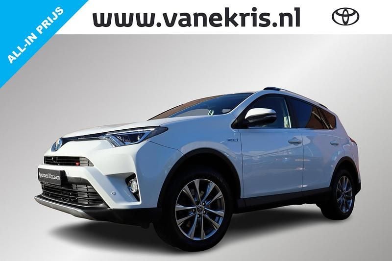 Wit Occasion 2019 Toyota RAV4 Hybrid Executive SUV | € 21.399 (Super prijs) - Afbeelding 1/4