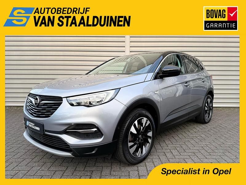 Grijs Occasion 2019 Opel Grandland X Innovation SUV | € 18.250 (Eerlijke prijs) - Afbeelding 1/4