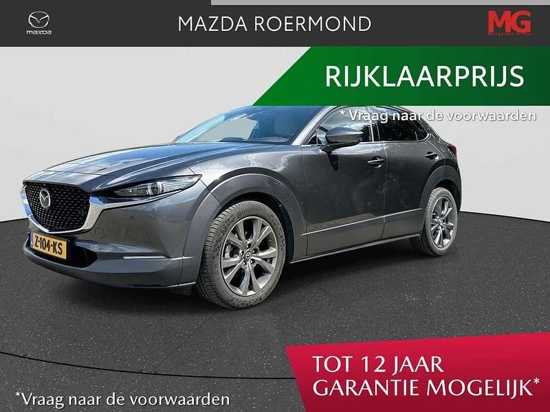 Grijs Gebruikt 2020 Mazda CX-30 Luxury SUV | € 24.450 (Eerlijke prijs) - Afbeelding 1/4