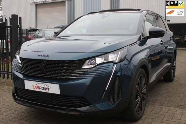 Groen Gebruikt 2021 Peugeot 5008 GT-line MPV | € 28.950 (Iets duurder) - Afbeelding 1/4