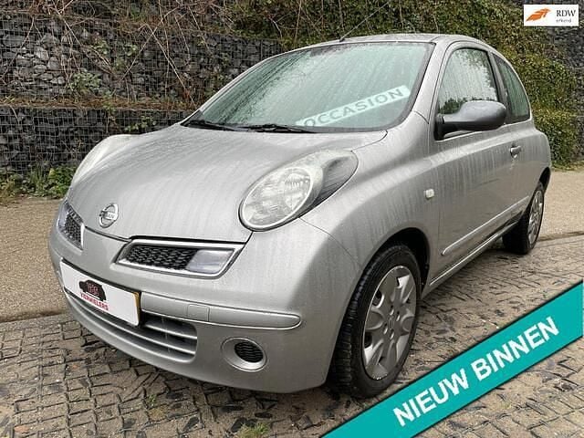 Grijs Gebruikt 2009 Nissan Micra Hatchback | € 1.999 (Eerlijke prijs) - Afbeelding 1/4