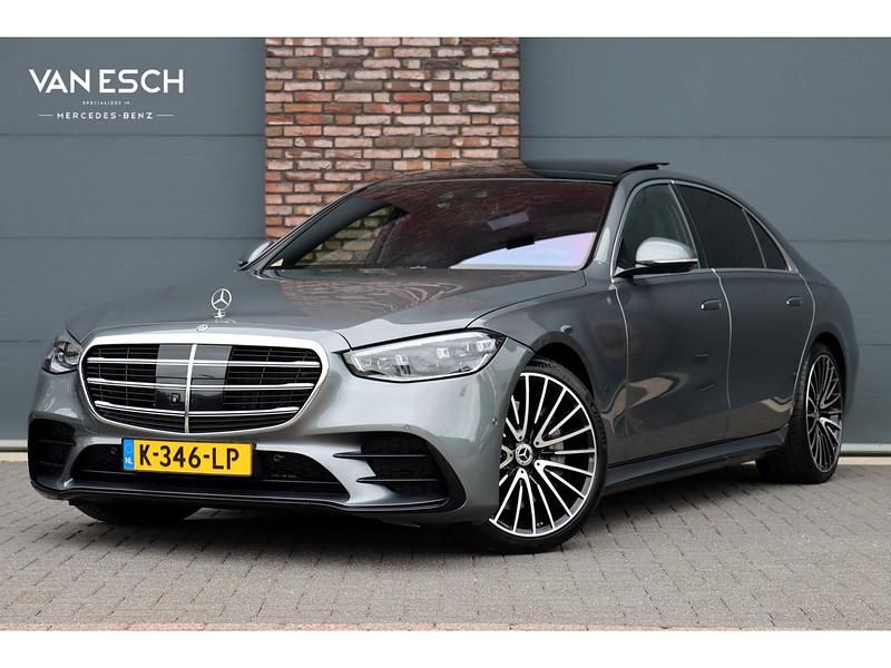 Grijs, metallic lak Gebruikt 2021 Mercedes S500 AMG line Sedan | € 85.000 (Eerlijke prijs) - Afbeelding 1/4