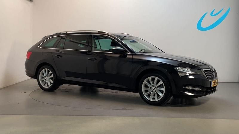 Occasion Skoda Superb Business Line 150 PK (110 kW) 2021 Zwart Stationwagen