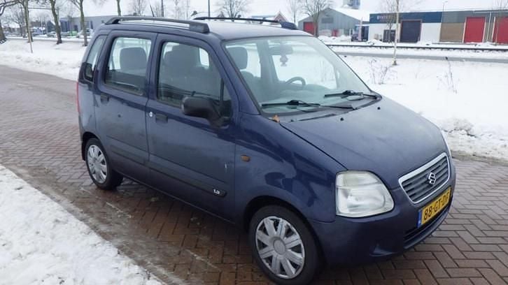 Occasion Suzuki Wagon R+ GL 76 PK (55 kW) 2001 Blauw Stationwagen