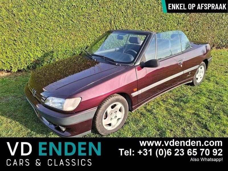 Paars Occasion 1996 Peugeot 306 Cabriolet Cabriolet | € 6.950 - Afbeelding 1/4
