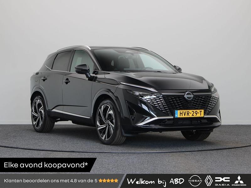 Zwart Gebruikt 2025 Nissan Qashqai Tekna+ SUV | € 39.945 (Goede deal) - Afbeelding 1/4