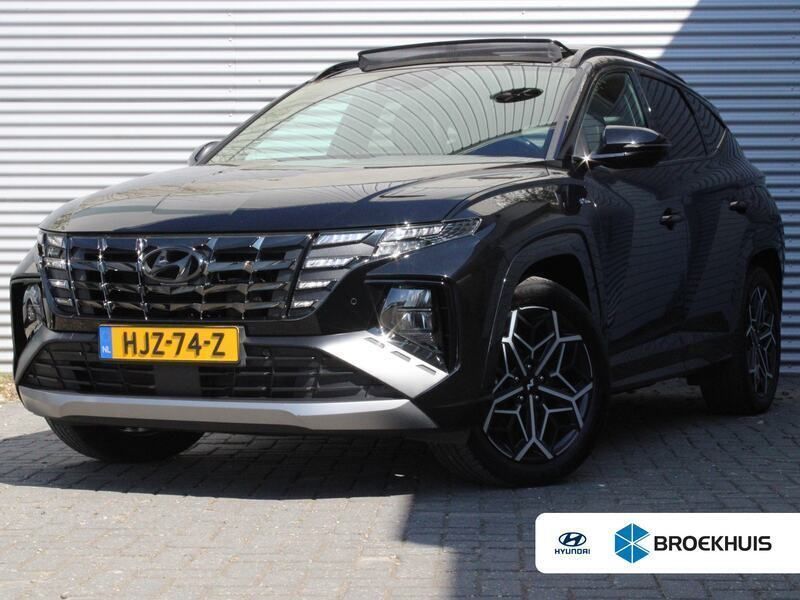 Zwart, metallic lak Gebruikt 2021 Hyundai Tucson N Line SUV | € 30.400 (Eerlijke prijs) - Afbeelding 1/4