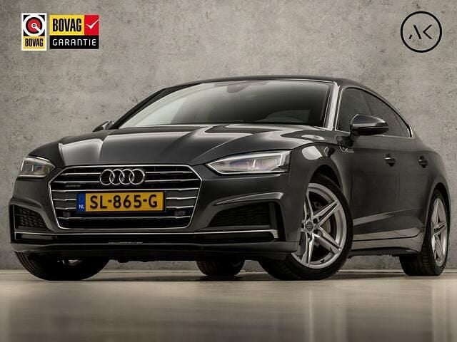 Grijs (metallic) Gebruikt 2018 Audi A5 Sportback S-Line Hatchback | € 27.945 (Goede deal) - Afbeelding 1/4