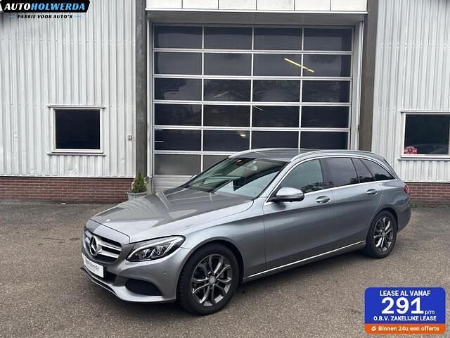 Grijs Gebruikt 2015 Mercedes C180 Stationwagen | € 17.950 (Eerlijke prijs) - Afbeelding 1/4