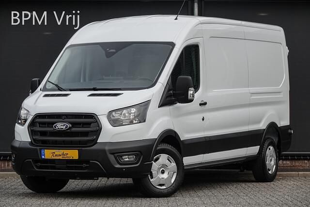 Wit Nieuw 2024 Ford Transit Trend Van | € 32.950 (Iets duurder) - Afbeelding 1/4