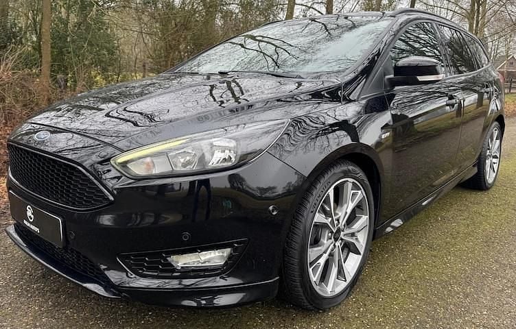 Occasion Ford Focus ST-Line 125 PK (91 kW) 2018 Zwart (metallic) Stationwagen