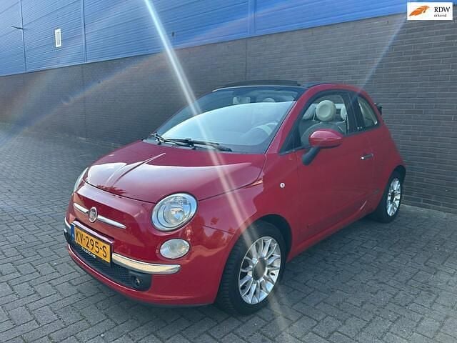 Rood Gebruikt 2011 Fiat 500C Cabriolet | € 4.399 (Eerlijke prijs) - Afbeelding 1/4