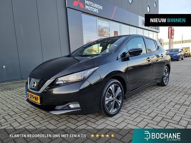 Zwart Occasion 2021 Nissan Leaf N-Connecta Hatchback | € 12.945 (Eerlijke prijs) - Afbeelding 1/4