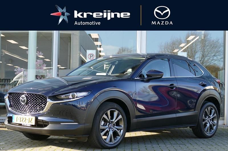 Blauw Gebruikt 2023 Mazda CX-30 Luxury SUV | € 29.925 (Eerlijke prijs) - Afbeelding 1/4