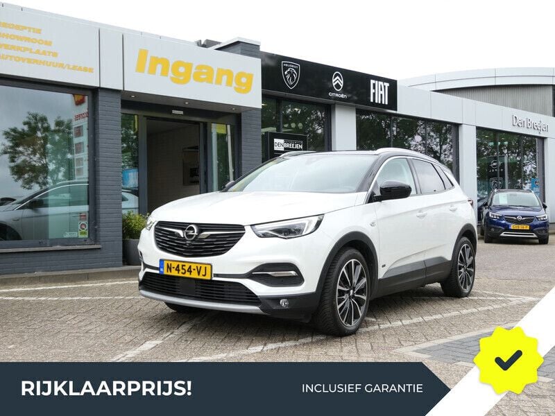 Wit Gebruikt 2020 Opel Grandland X Ultimate SUV | € 24.490 (Eerlijke prijs) - Afbeelding 1/4
