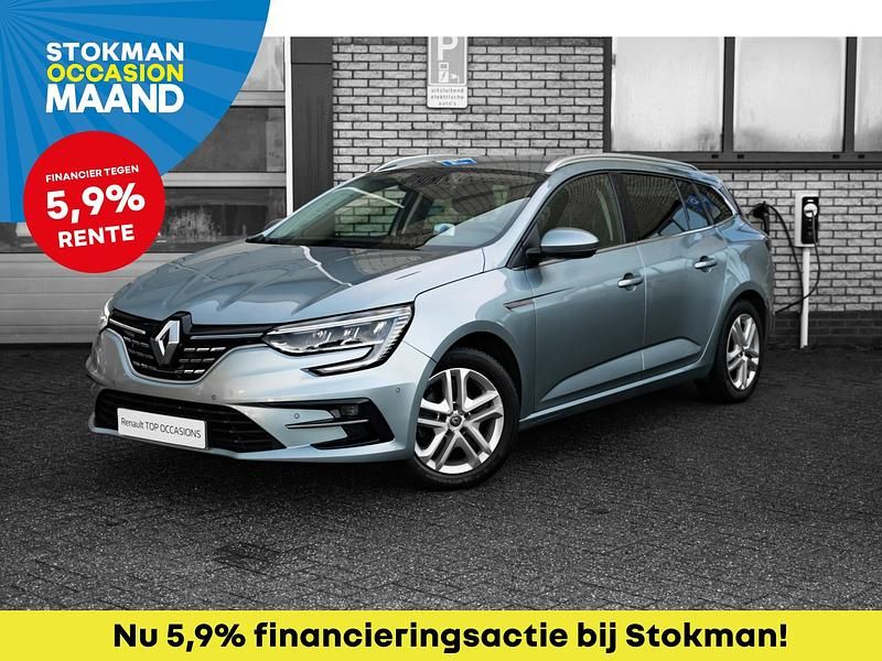 Occasion Renault Mégane GrandTour Intens 142 PK (104 kW) 2021 Grijs metallic Stationwagen