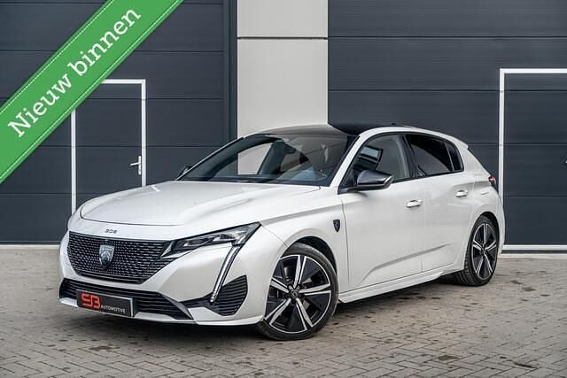 Wit Occasion 2022 Peugeot 308 GT Hatchback | € 25.450 (Eerlijke prijs) - Afbeelding 1/4
