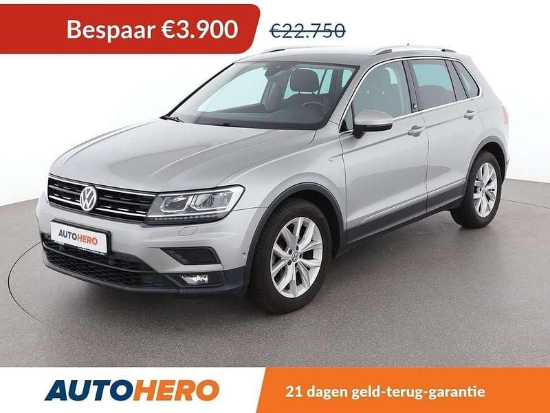 Grijs Gebruikt 2018 VW Tiguan Sound SUV | € 19.049 (Super prijs) - Afbeelding 1/3