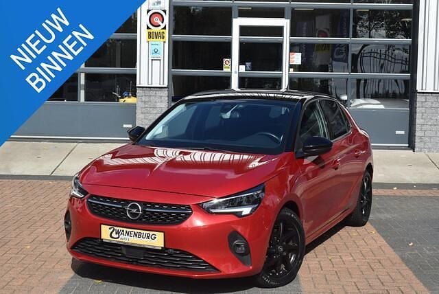 Rood Gebruikt 2021 Opel Corsa Edition Hatchback | € 12.950 (Goede deal) - Afbeelding 1/4