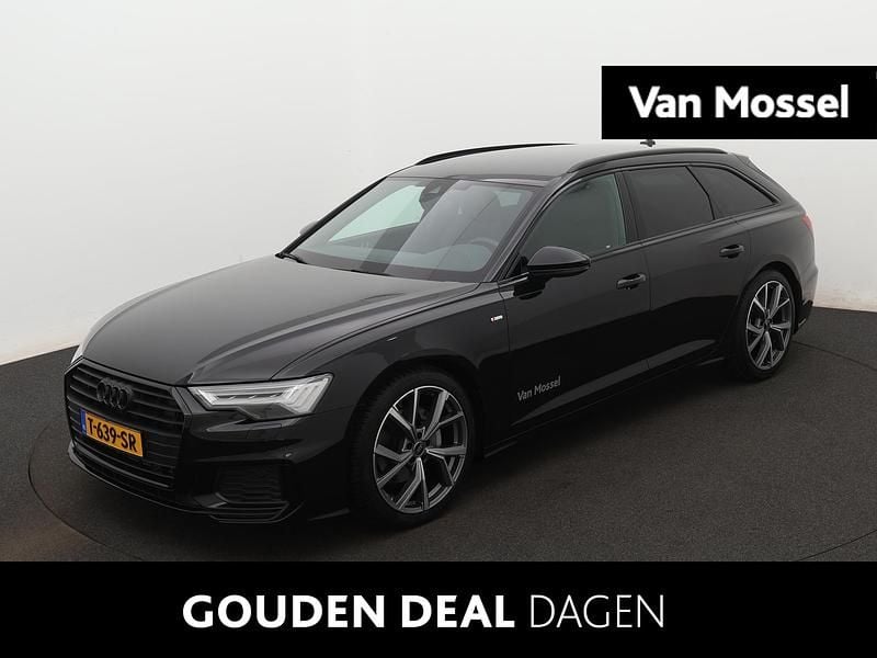Zwart Gebruikt 2023 Audi A6 S-Line Stationwagen | € 59.900 - Afbeelding 1/4