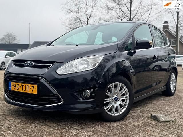 Zwart Occasion 2012 Ford C-MAX Titanium MPV | € 2.999 - Afbeelding 1/4