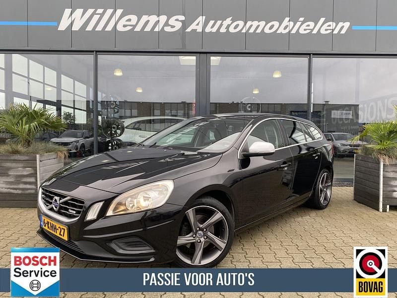 Zwart Occasion 2013 Volvo V60 R-Design Stationwagen | € 14.450 - Afbeelding 1/4