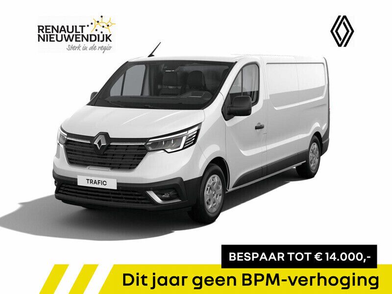 Blanc glacier Nieuw 2024 Renault Trafic Van | € 28.029 (Super prijs) - Afbeelding 1/4