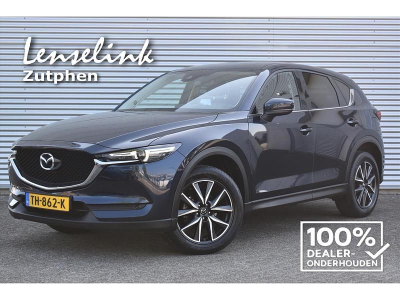 Blauw Gebruikt 2018 Mazda CX-5 Luxury SUV | € 21.885 (Eerlijke prijs) - Afbeelding 1/3