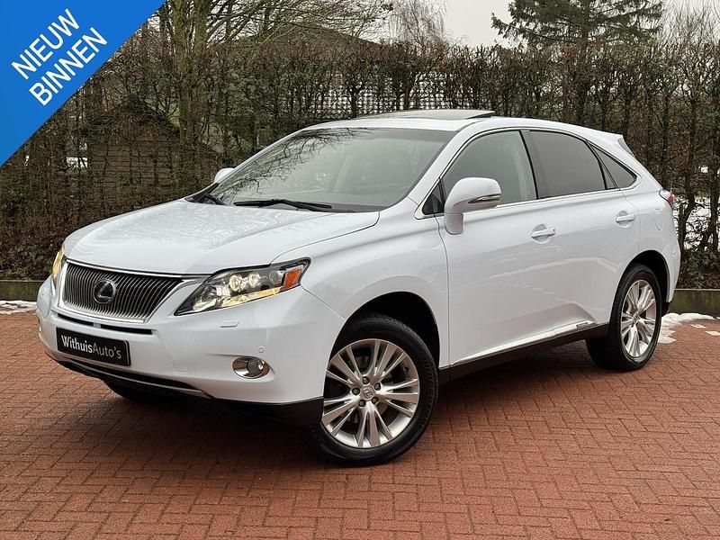 Wit Occasion 2010 Lexus RX450h President Line SUV | € 21.950 (Eerlijke prijs) - Afbeelding 1/4