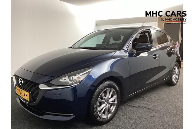 Blauw Occasion 2022 Mazda 2 Comfort Hatchback | € 13.900 (Super prijs) - Afbeelding 1/4