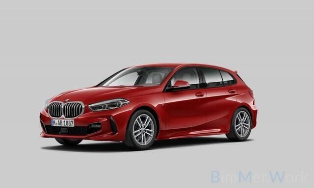 Rood, metallic lak Gebruikt 2021 BMW 118 M Sport Hatchback | € 23.400 (Eerlijke prijs) - Afbeelding 1/4