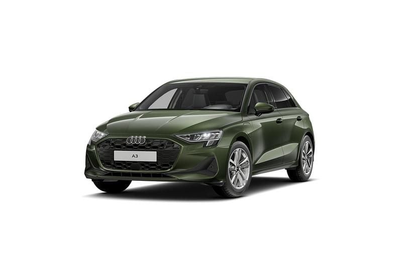 Districtgroen metallic Nieuw 2025 Audi A3 Sportback e-tron Proline Sedan | € 46.330 - Afbeelding 1/4