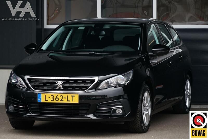 Zwart, metallic lak Gebruikt 2021 Peugeot 308 Active Stationwagen | € 14.950 (Eerlijke prijs) - Afbeelding 1/4