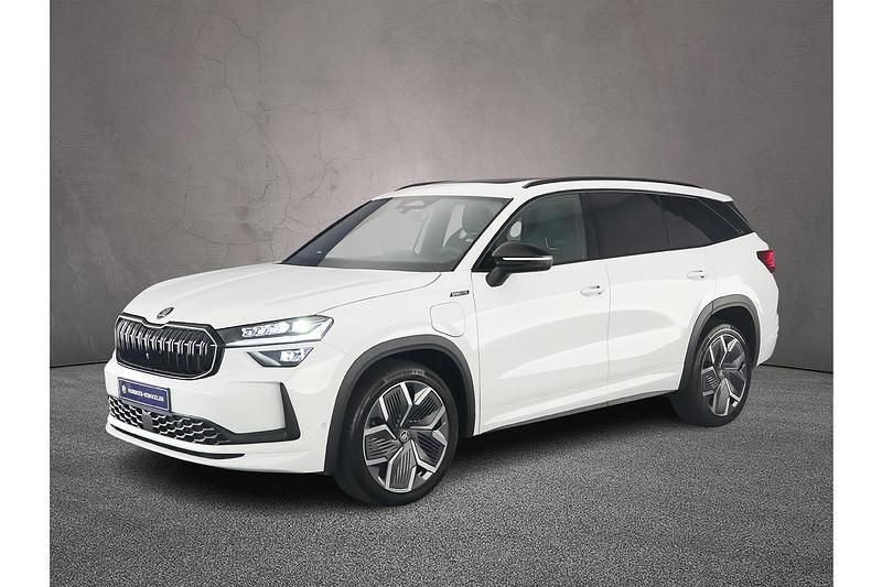 Moonwhite metallic Nieuw 2025 Skoda Kodiaq Business Line SUV | € 57.587 (Iets duurder) - Afbeelding 1/4